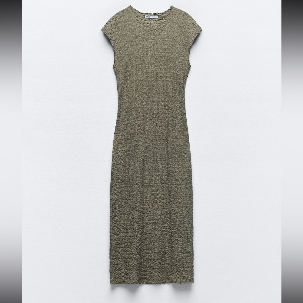 Zara Stretch Body Con Midi Dress